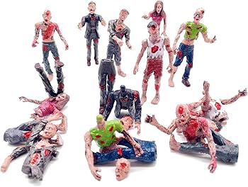 Amazon.co.jp: Qiandier ゾンビ アクションフィギュア リアルな手塗り